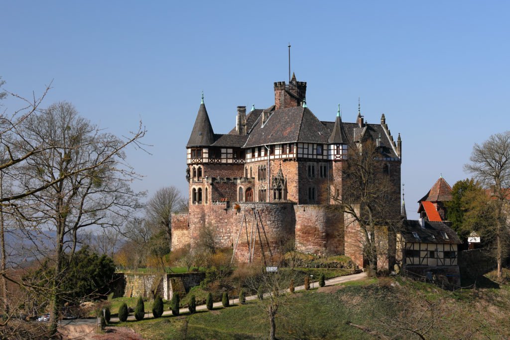 Castillo de Witzenhausen, hogar de la manzana roja Berlepsch