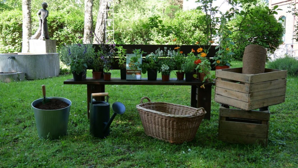 Material para jardineras aptas para las abejas